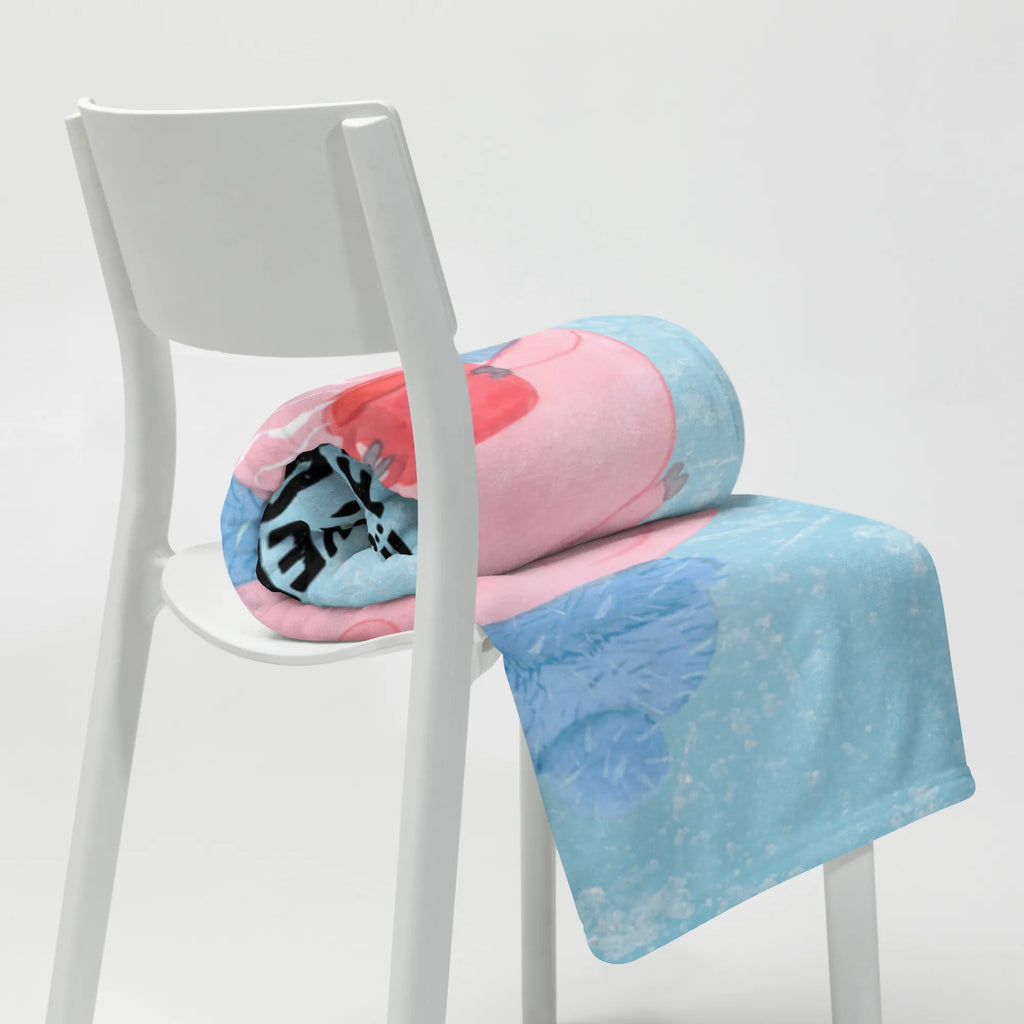 Kocyk dla niemowląt Świnka grzane wino Zima, Boże Narodzenie, dekoracje świąteczne, Mikołaj, Adwent, Wigilia, zimowy motyw