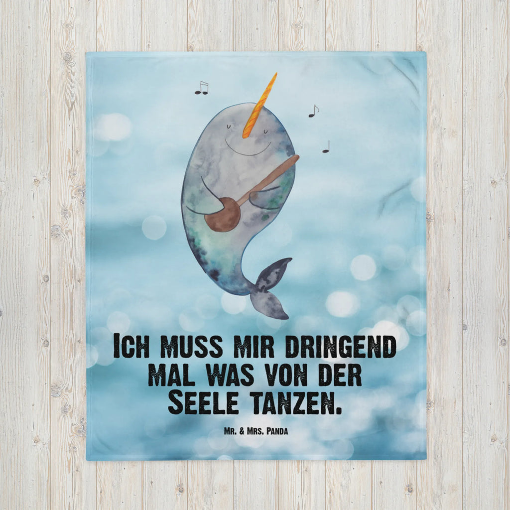 Kocyk dla niemowląt narwal Gitara Zwierzeta morskie, Morze, Wakacje