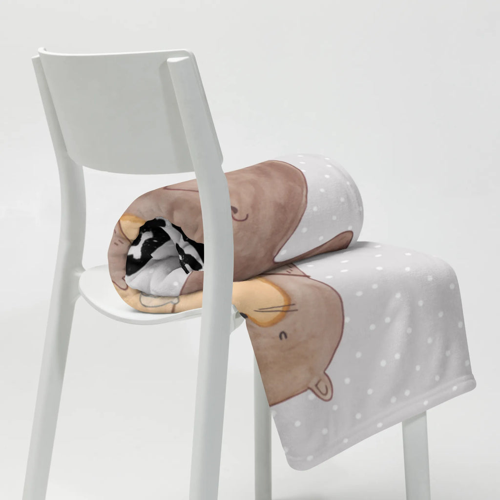 Kocyk dla niemowląt wydra muszla Geschenk Geburt, Babydecke, Babyecke Kuscheldecke, Krabbeldecke, Babygeschenk, Otter, Fischotter, Seeotter, träumen, Büro, grübeln, Motivation, Tagträumen, Otterliebe