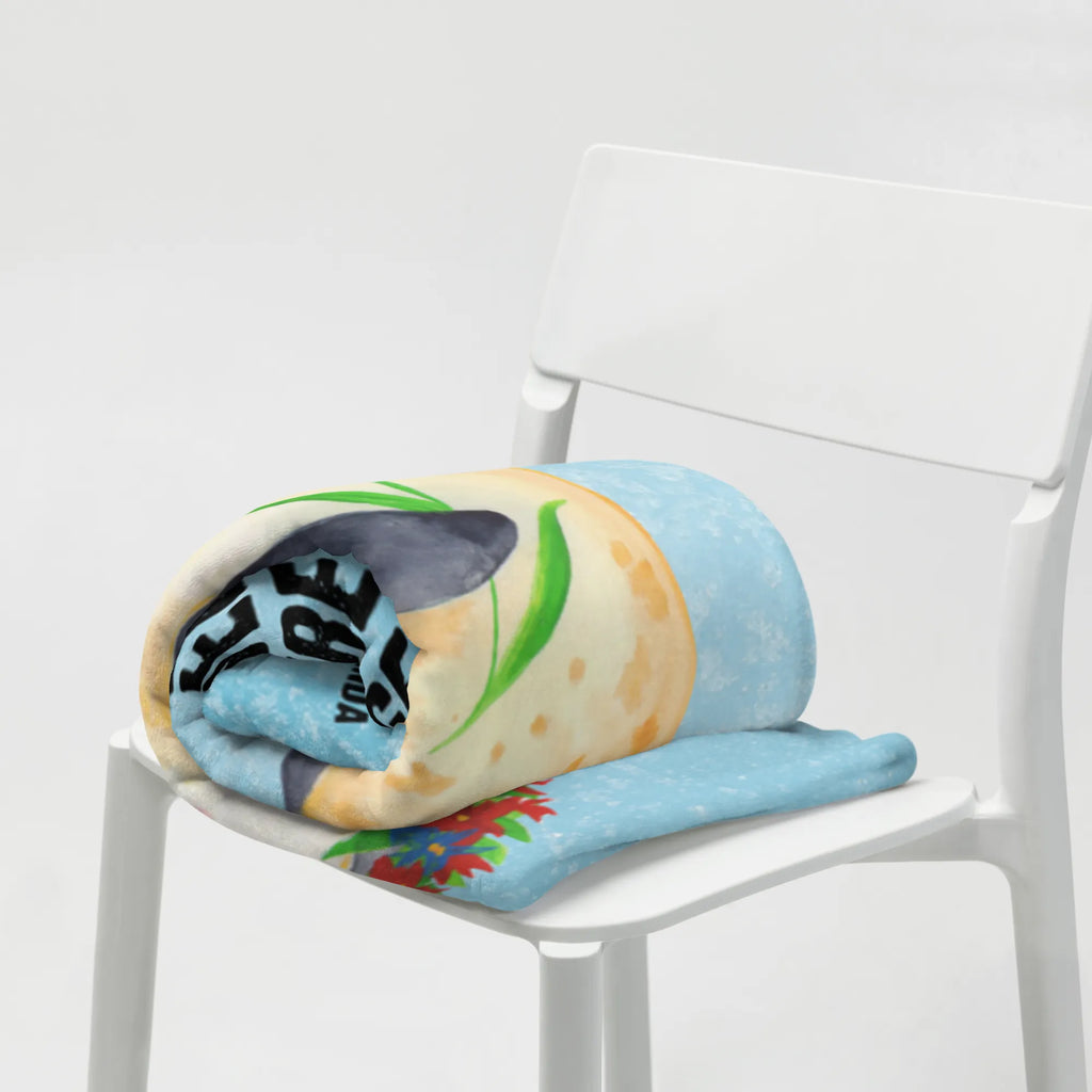 Kocyk dla niemowląt pingwin kwiaty Geschenk Geburt, Babyecke Kuscheldecke, Krabbeldecke, Babydecke, Babygeschenk, Pinguin, Liebeskummer, Motivation, Geschenkidee, Blumenkranz, Wünsche, Lebenslust, Lebensziele, Pinguine, Universum, Ziele, Leben