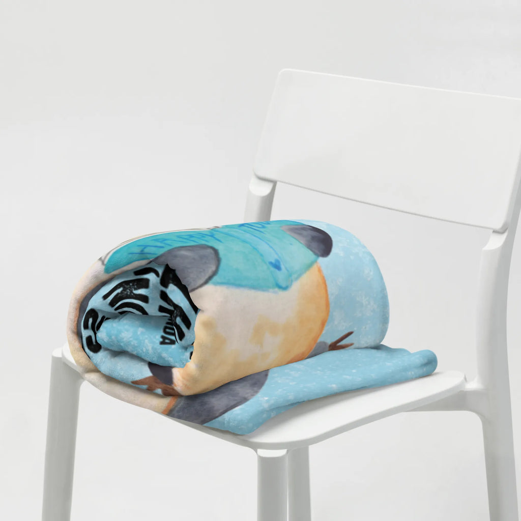 Kocyk dla niemowląt pingwin książka Pinguin