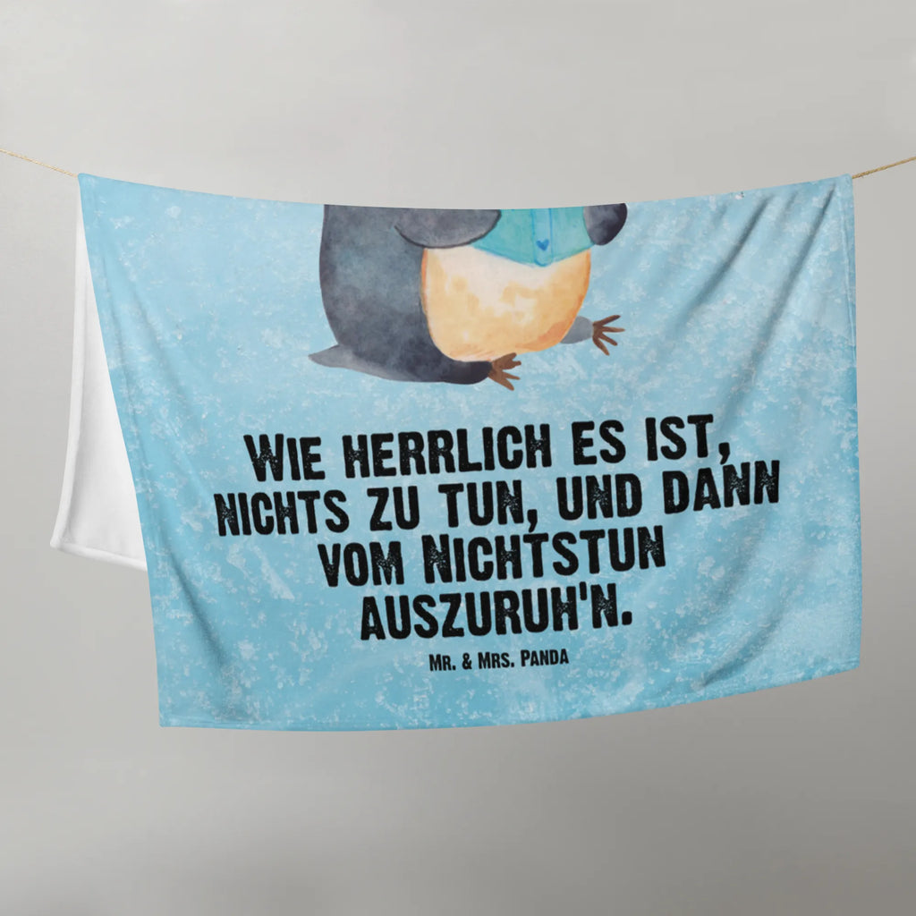 Kocyk dla niemowląt pingwin książka Pinguin