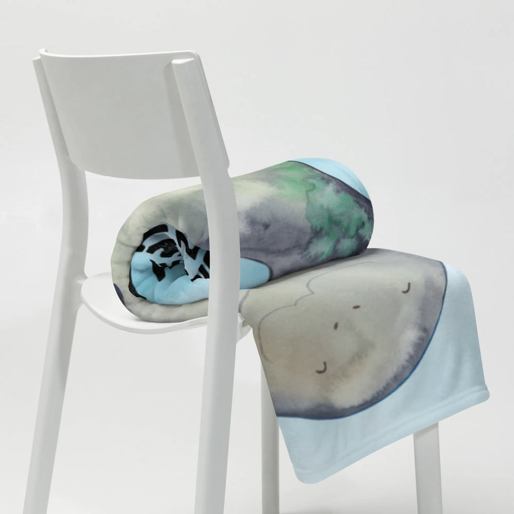 Kocyk dla niemowląt morska krowa Szczęśliwy Zwierzeta morskie, Morze, Wakacje