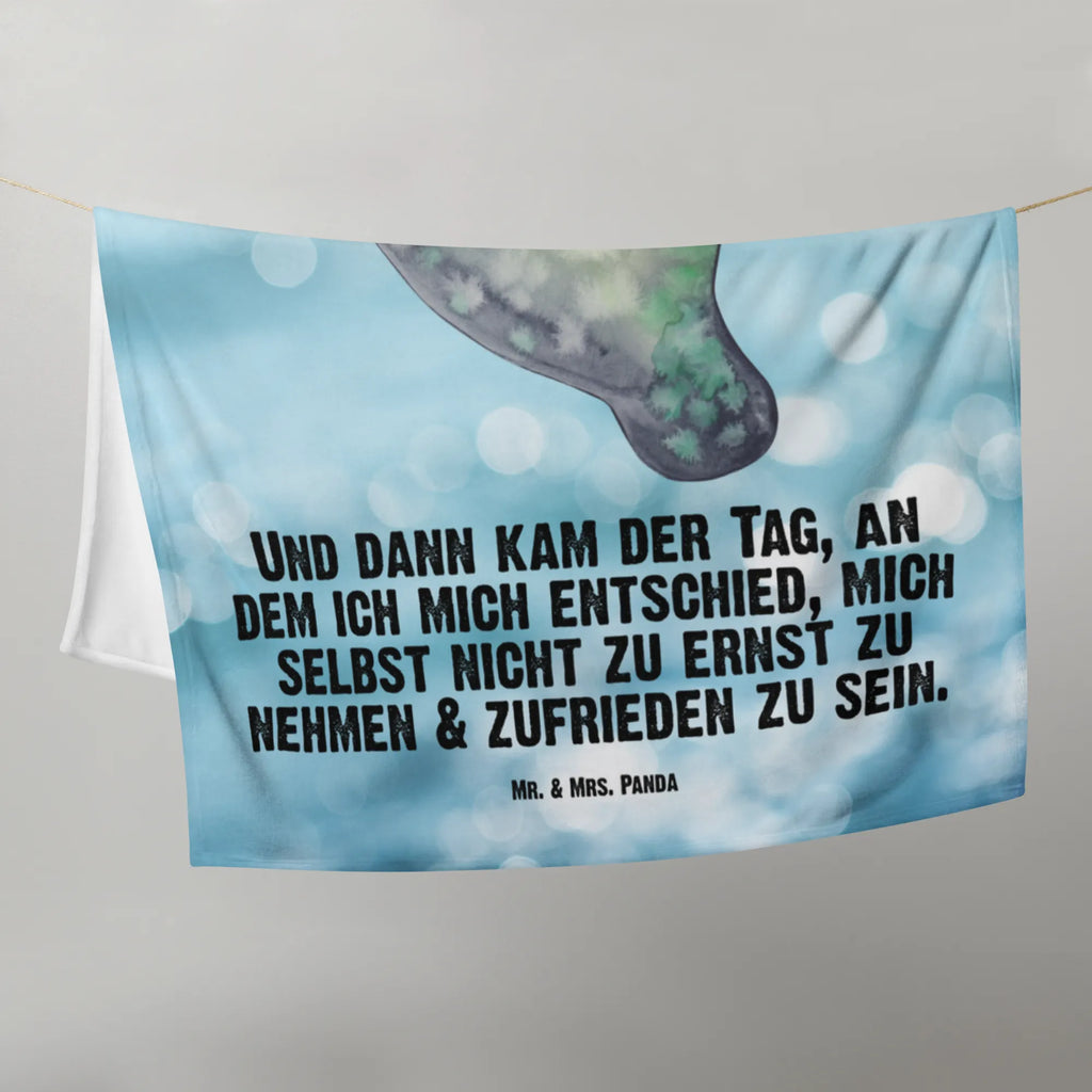 Kocyk dla niemowląt morska krowa Szczęśliwy Zwierzeta morskie, Morze, Wakacje