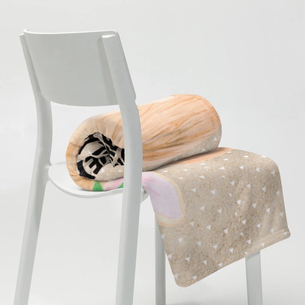 Baby blanket desert fox Flower Babydecke, Geschenk Geburt, Krabbeldecke, Babyecke Kuscheldecke, Babygeschenk, Afrika, Wildtiere, Blumen, Blumenkranz, Wüste, Glücklich, Wüstenfuchs