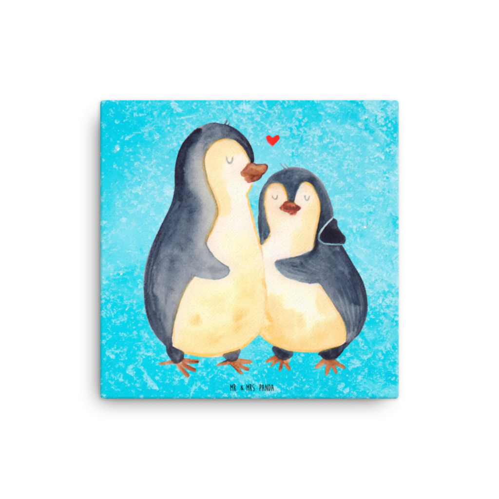 Canvas picture Penguin embrace Kunstdruck, Leinwand, Pinguin, Hochzeit, Liebesbeweis, Hochzeitstag, Liebespaar, Hochzeitsgeschenk, Jahrestag, Liebe, Liebesgeschenk, Verlobung