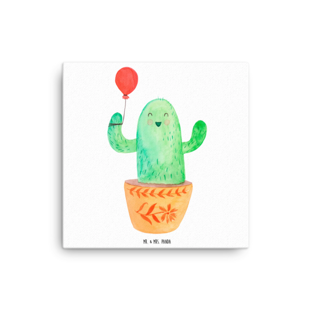 Canvas picture cactus balloon Dekoration, Kunstdruck, Bild, Leinwand, Wanddeko, Kaktus, Kakteen, Büroalltag, Ausbildung, Stress, Freude, Prüfung, Büro, Freund, Neustart, Luftballon, Freundin