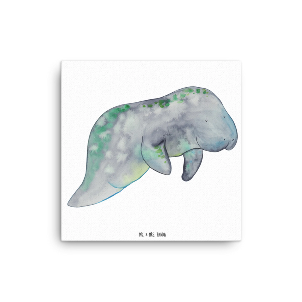 Canvas picture manatee Relax Kunstdruck, Leinwand, Meerestiere, Meer, Urlaub, Seekuh, Süßigkeiten, Diät, Essen, Seekühe, Zucker, Abnehmen, Diätwahn