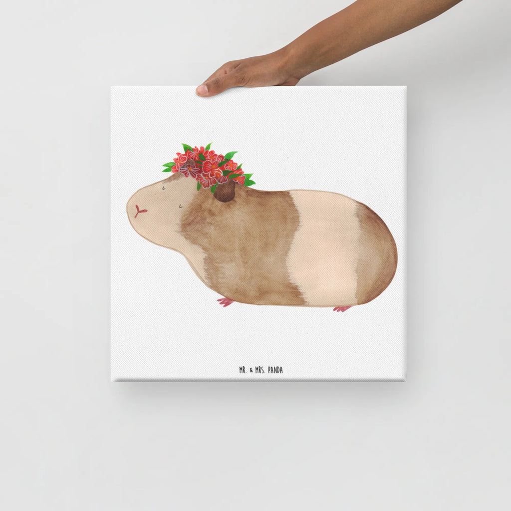 Canvas picture Guinea pig wisdom Dekoration, Kunstdruck, Leinwand, Bild, Wanddeko, Tiermotive, Gute Laune, lustige Sprüche, Tiere, Motivation, Weisheit, Meerschweinchen, Realität, Wunder, Wunderland, Meerie, Meeries, Blumenkind, Spruch