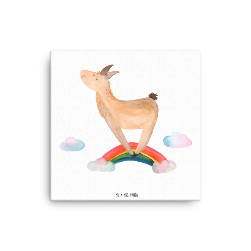 Leinwand Bild Lama Regenbogen Leinwand, Bild, Wanddeko, Kunstdruck, Dekoration, Lama, Alpaka, Schule, Haters, Haters gonna hate, Außenseiter, Regenbogen, Lamas, Abi, Wolkenland, Freiheit, Selbstständig, Hobby