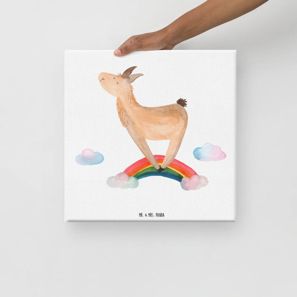 Leinwand Bild Lama Regenbogen Leinwand, Bild, Wanddeko, Kunstdruck, Dekoration, Lama, Alpaka, Schule, Haters, Haters gonna hate, Außenseiter, Regenbogen, Lamas, Abi, Wolkenland, Freiheit, Selbstständig, Hobby