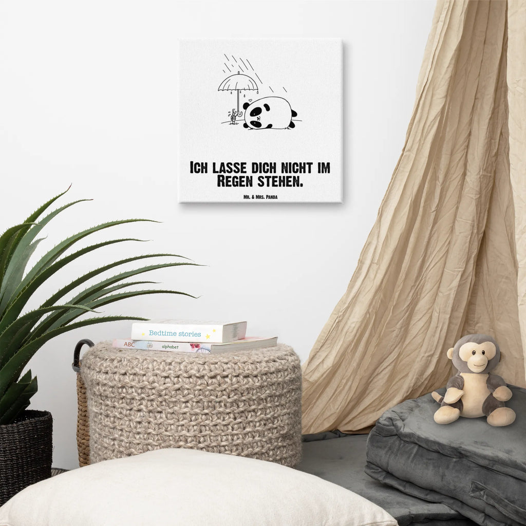 Canvas picture Panda Friendship Kunstdruck, Leinwand