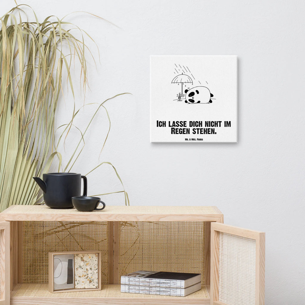 Canvas picture Panda Friendship Kunstdruck, Leinwand