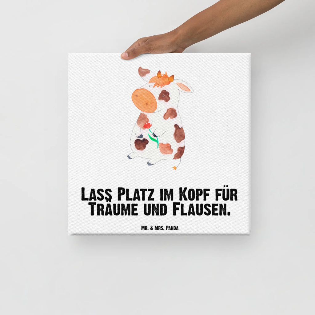 Canvas picture Cow Wanddeko, Kunstdruck, Dekoration, Bild, Leinwand, Bauernhof, Hoftiere, Landwirt, Landwirtin, Hof, Motivtion, Milchkuh, Träume, Spruch, Magie, Milch, Kuh, Flausen, Kühe