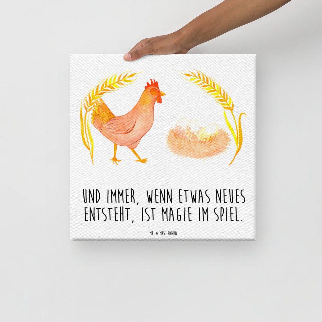 Canvas picture Chicken Proud Kunstdruck, Leinwand, Bild, Wanddeko, Landwirt, Landwirtin, Bauernhof, Hoftiere, Schwangerschaft, Landleben, Motivation, Geburt, Hahn, Magie, Hühner, Hof, Henne, Eier, Spruch