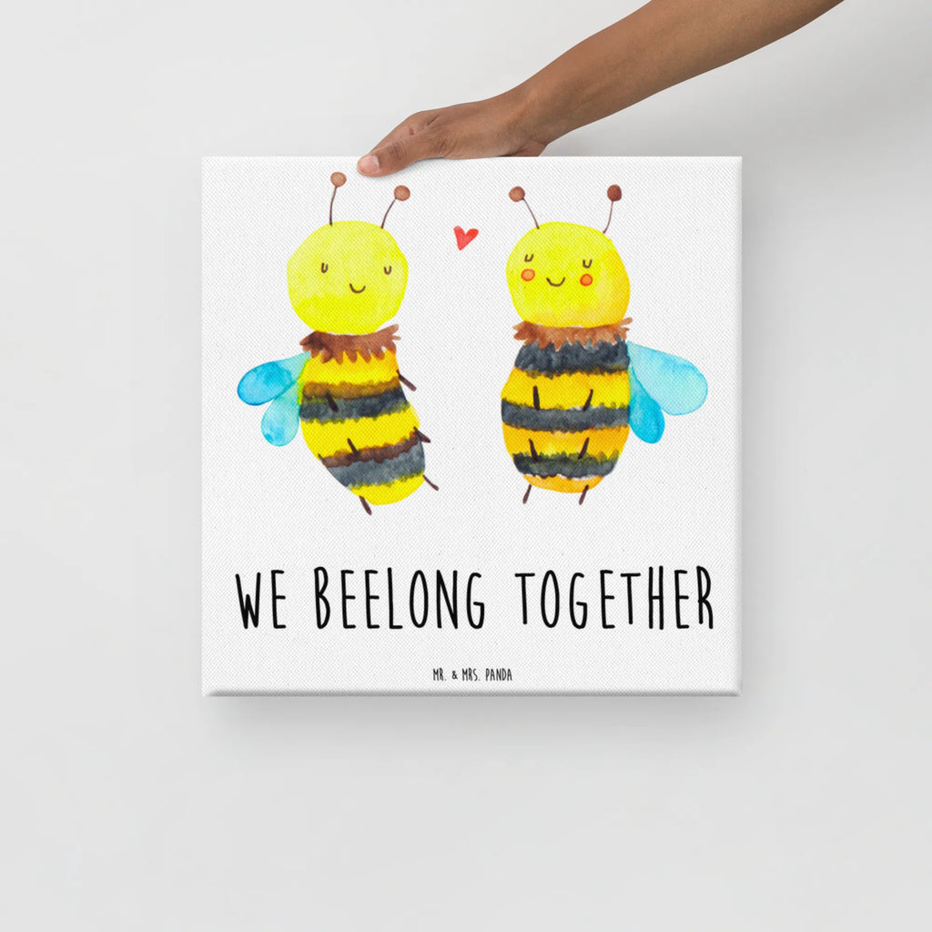 Canvas picture bee In love Leinwand, Kunstdruck, Dekoration, Bild, Wanddeko, Biene, Wespe, Hummel