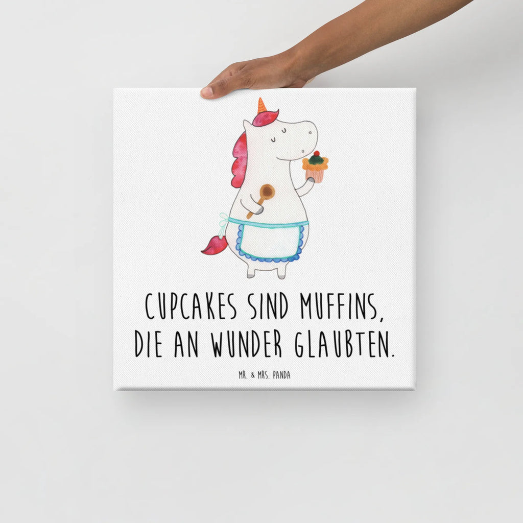 Canvas picture Jednorożec Kuchnia Kunstdruck, Leinwand, Unicorn, Einhorn, Einhorn Deko, Einhörner, Bäckerin, Torte, Träumen, Muffin, Koch, Hobbykoch, Kuchen, Backen, Motivation, Träumer