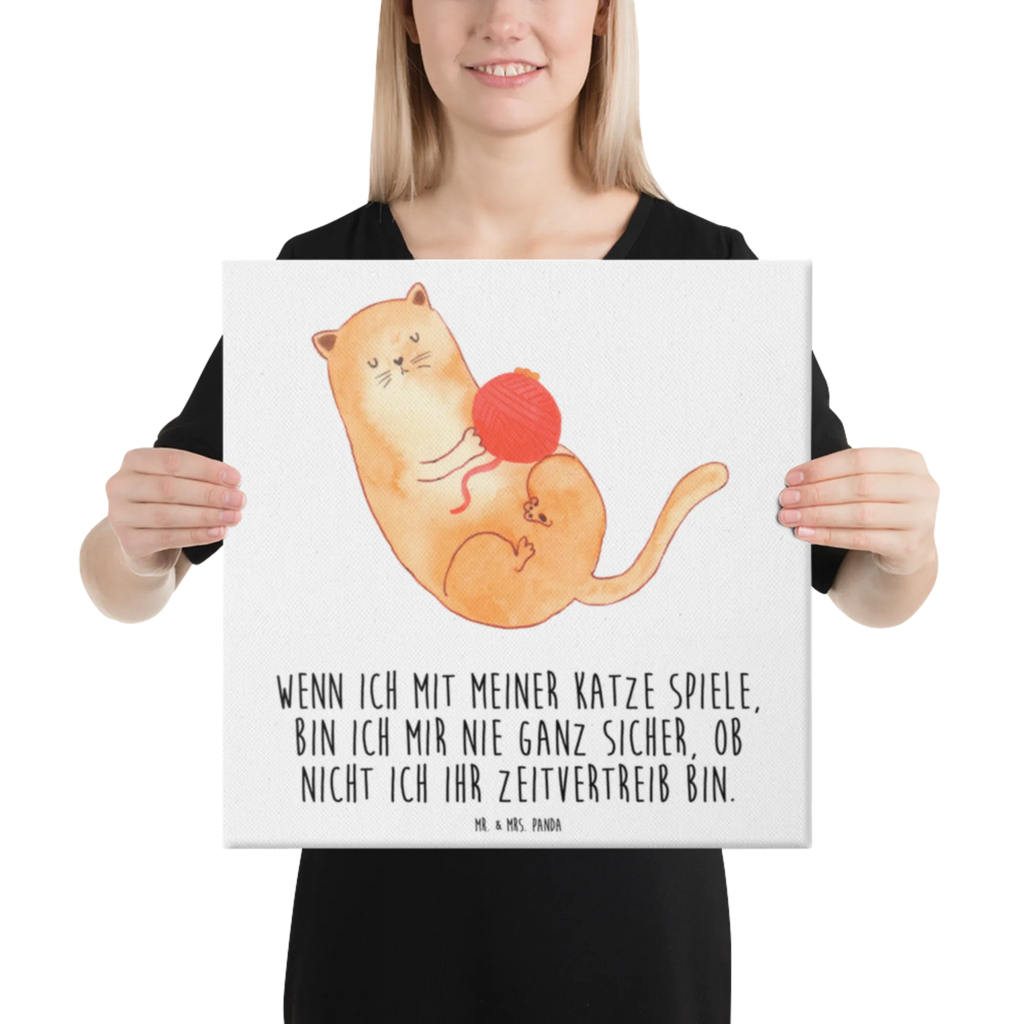 Canvas picture Cat Wool Kunstdruck, Leinwand, Katzenmotiv, Katzenfan, Katzendeko, Katzenfreund, Katzenliebhaber, Katzenprodukte, Katzenartikel, Katzenaccessoires, Katzensouvenirs, Katzenliebhaberprodukte, Katzenmotive, Katze, Katzenhalter, Haustier, Verspielt, Wolle, Cats, Spiel, Mietze, Katzen, Wollknäuel, Katzenbesitzerin, Spielen, Kater, Cat