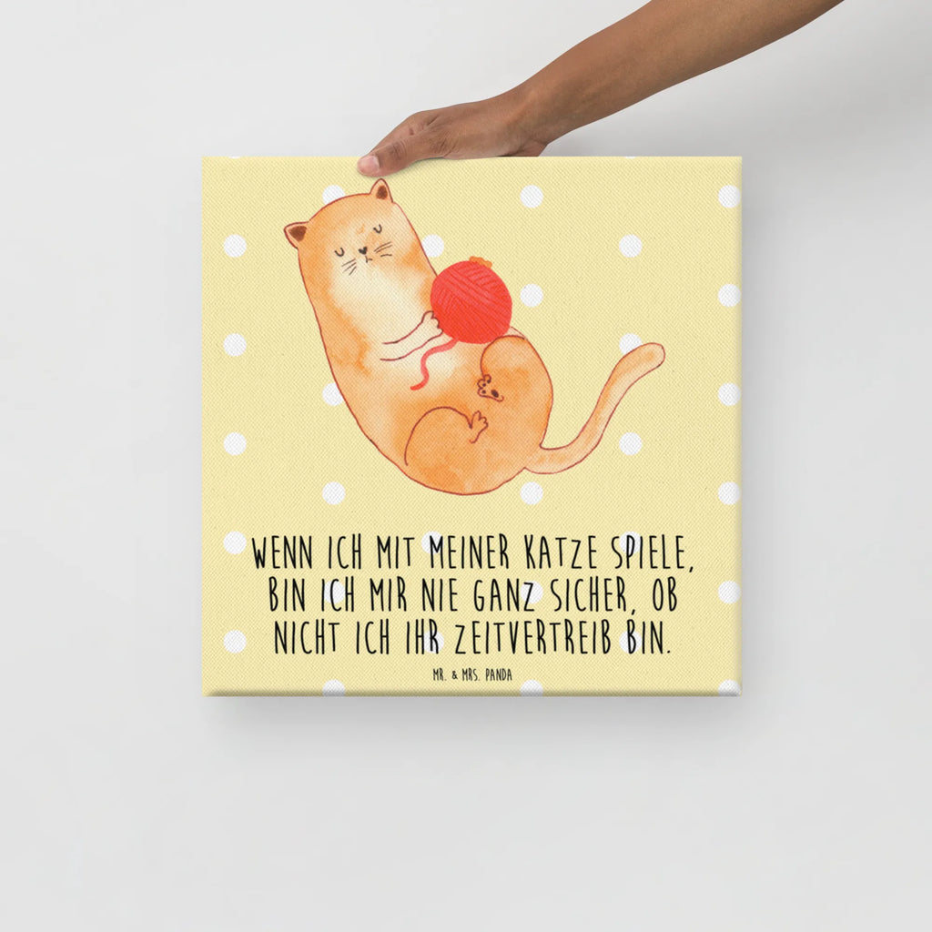 Canvas picture Cat Wool Kunstdruck, Leinwand, Katzenmotiv, Katzenfan, Katzendeko, Katzenfreund, Katzenliebhaber, Katzenprodukte, Katzenartikel, Katzenaccessoires, Katzensouvenirs, Katzenliebhaberprodukte, Katzenmotive, Katze, Katzenhalter, Haustier, Verspielt, Wolle, Cats, Spiel, Mietze, Katzen, Wollknäuel, Katzenbesitzerin, Spielen, Kater, Cat