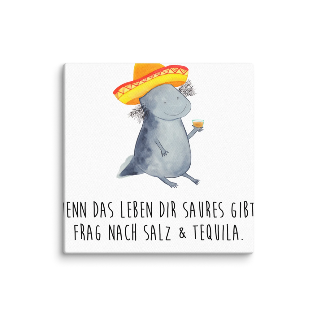 Canvas picture axolotl tequila Kunstdruck, Leinwand, Molch, Axolotl, Schwanzlurch, Feuersalamander, Axolot, Motivation, Zitrone, Mexico, Sombrero, Mexiko, Spruch, Feuerdrache, Lurche, Tequila, Lurch