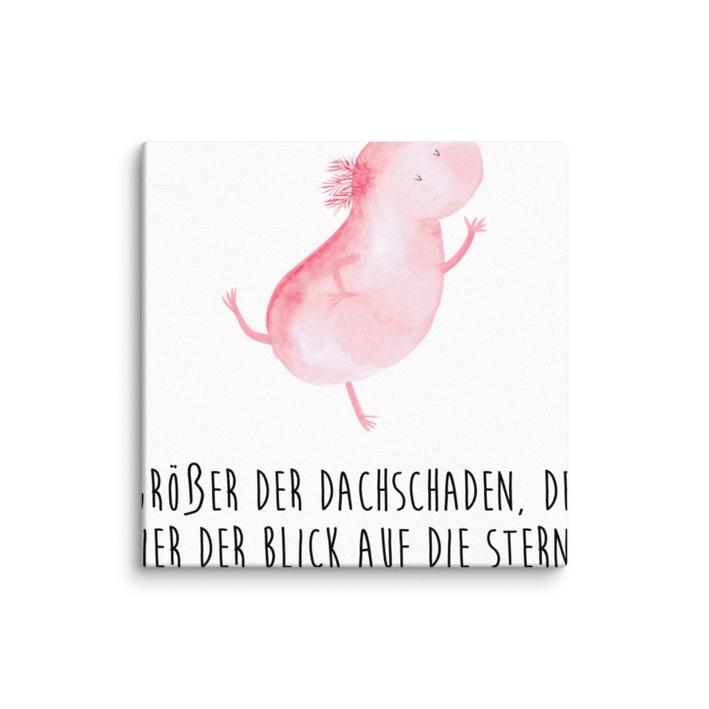 Canvas picture axolotl Dance Kunstdruck, Leinwand, Molch, Axolotl, Lurch, Axolot, Verrückt, Lurche, Schwanzlurch, Beste Freundin, Sterne, Freundin, Dachschaden
