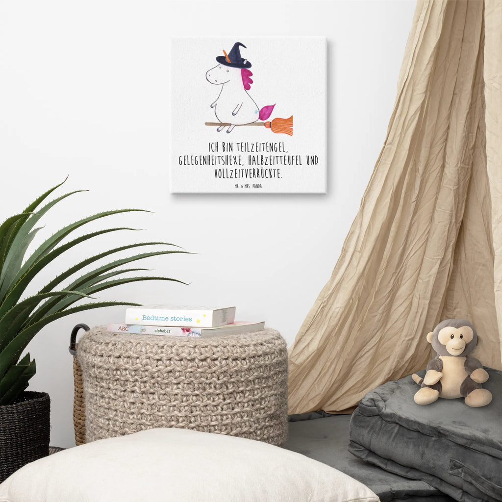 Canvas picture unicorn Witch Leinwand, Kunstdruck, Unicorn, Einhorn, Einhorn Deko, Einhörner, Zicke, Hexe, Ehefrau, Freundin, Teufel, Engel, Leben, Verrückte, Frau