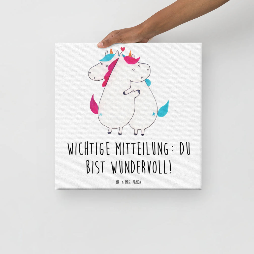 Canvas picture unicorn communication Leinwand, Bild, Dekoration, Kunstdruck, Wanddeko, Einhorn, Einhörner, Einhorn Deko, Unicorn, Spruch, Valentine, Geschenk, Valentinstag, Liebe, witzig, lustig, Partner, Ehe