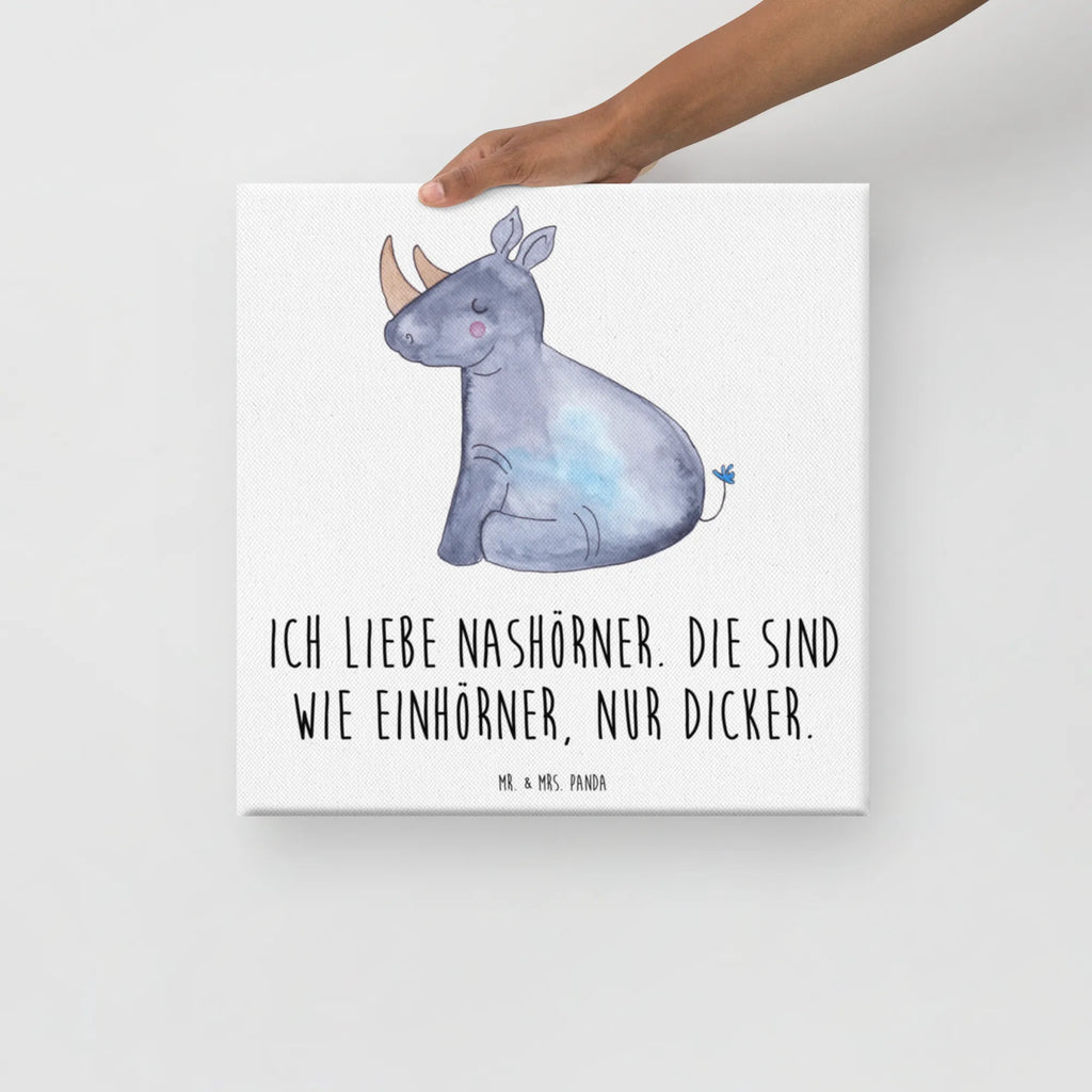 Leinwand Bild Einhorn Nashorn Leinwand, Bild, Kunstdruck, Dekoration, Wanddeko, Einhorn, Einhörner, Einhorn Deko, Unicorn, Nashorn, witzig, lustig, Regenbogen, Glitzer, Zoo, Einhornpower, Nashörner, Erwachsenwerden