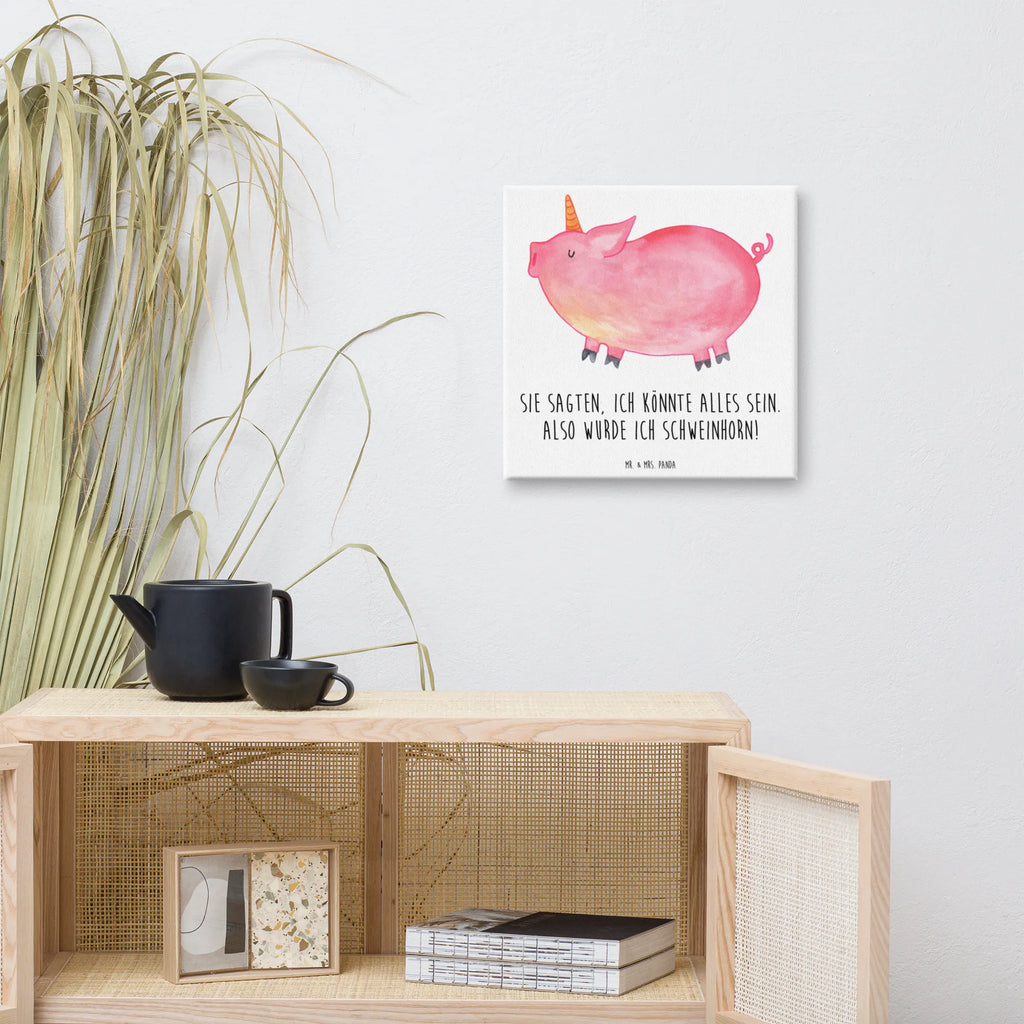 Canvas picture unicorn Pig Kunstdruck, Leinwand, Unicorn, Einhorn, Einhorn Deko, Einhörner, Spaß, Schwein, English, Geschenk, Spruch, Piggy, Pig, Schweinhorn, Funny, Witzig. Lustig, Englisch, Party, Bauer