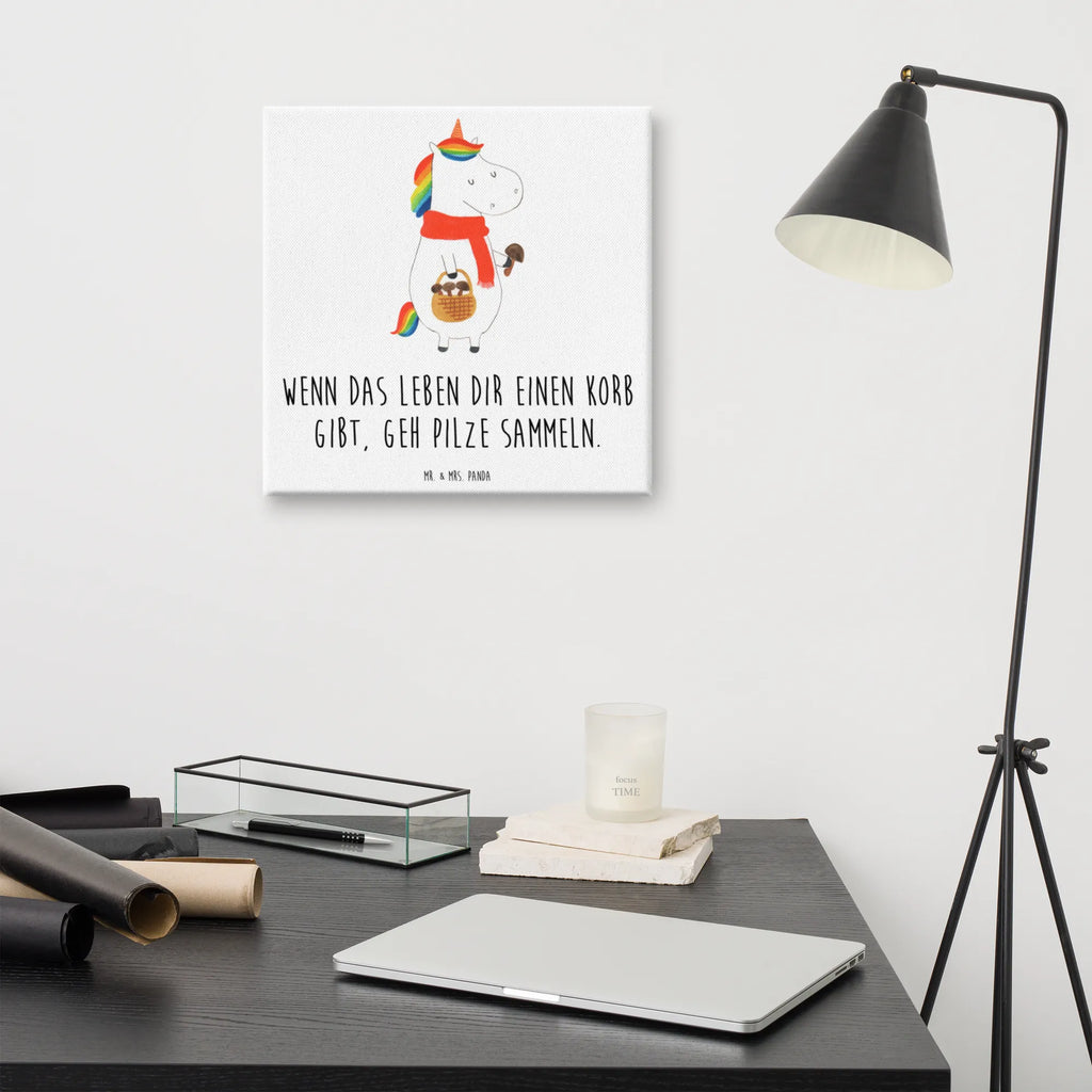 Canvas picture unicorn Mushroom Leinwand, Bild, Kunstdruck, Wanddeko, Dekoration, Einhorn, Einhörner, Einhorn Deko, Unicorn, Pilze, Pilzsammler, Motivation, Spruch, Liebeskummer