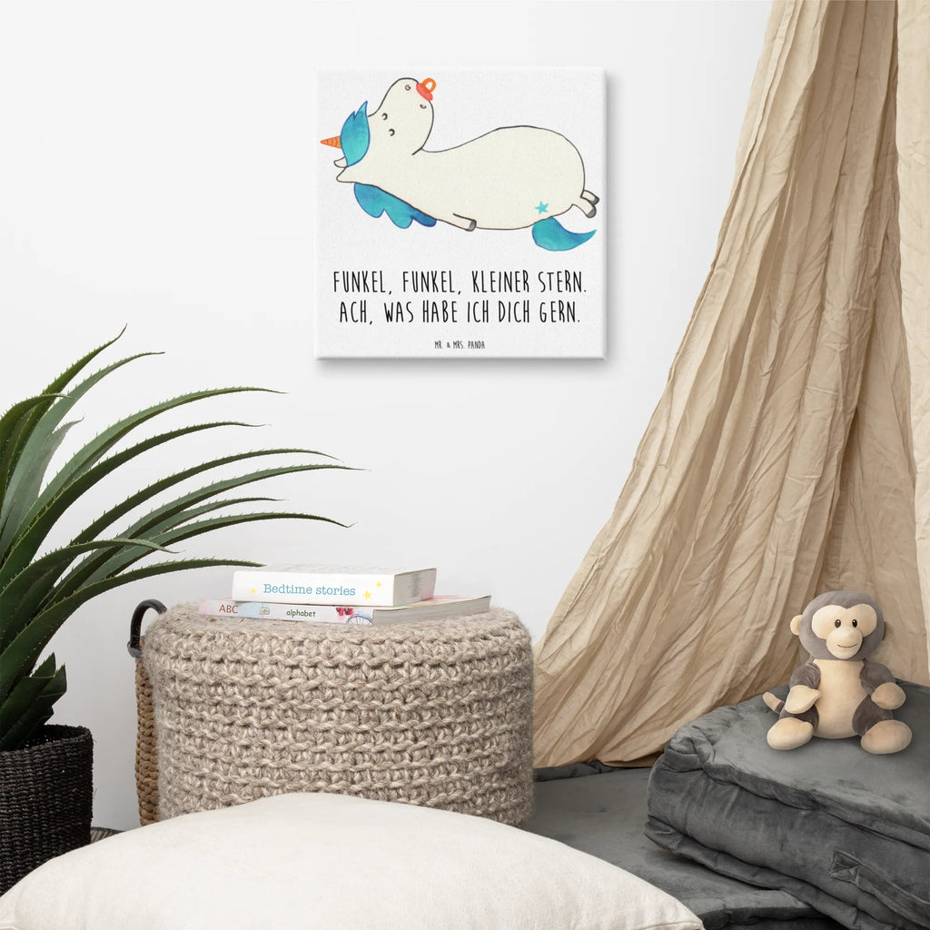 Canvas picture unicorn dummy Wanddeko, Kunstdruck, Dekoration, Bild, Leinwand, Einhorn, Einhörner, Einhorn Deko, Unicorn, Mama, Geschenk Geburt, Mutter, Säugling, Geburtstag, Baby, Geburt, Schnuller, Kleinkind