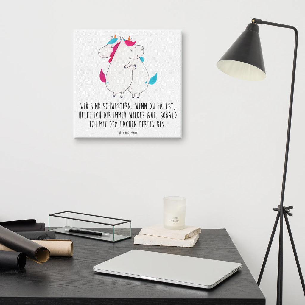 Canvas picture unicorns Embrace Kunstdruck, Leinwand, Unicorn, Einhorn, Einhörner, Einhorn Deko, Familie, BFF, Schwestern, Sister, Geschwister, Liebe, Freundin, Freundinnen, Schwester