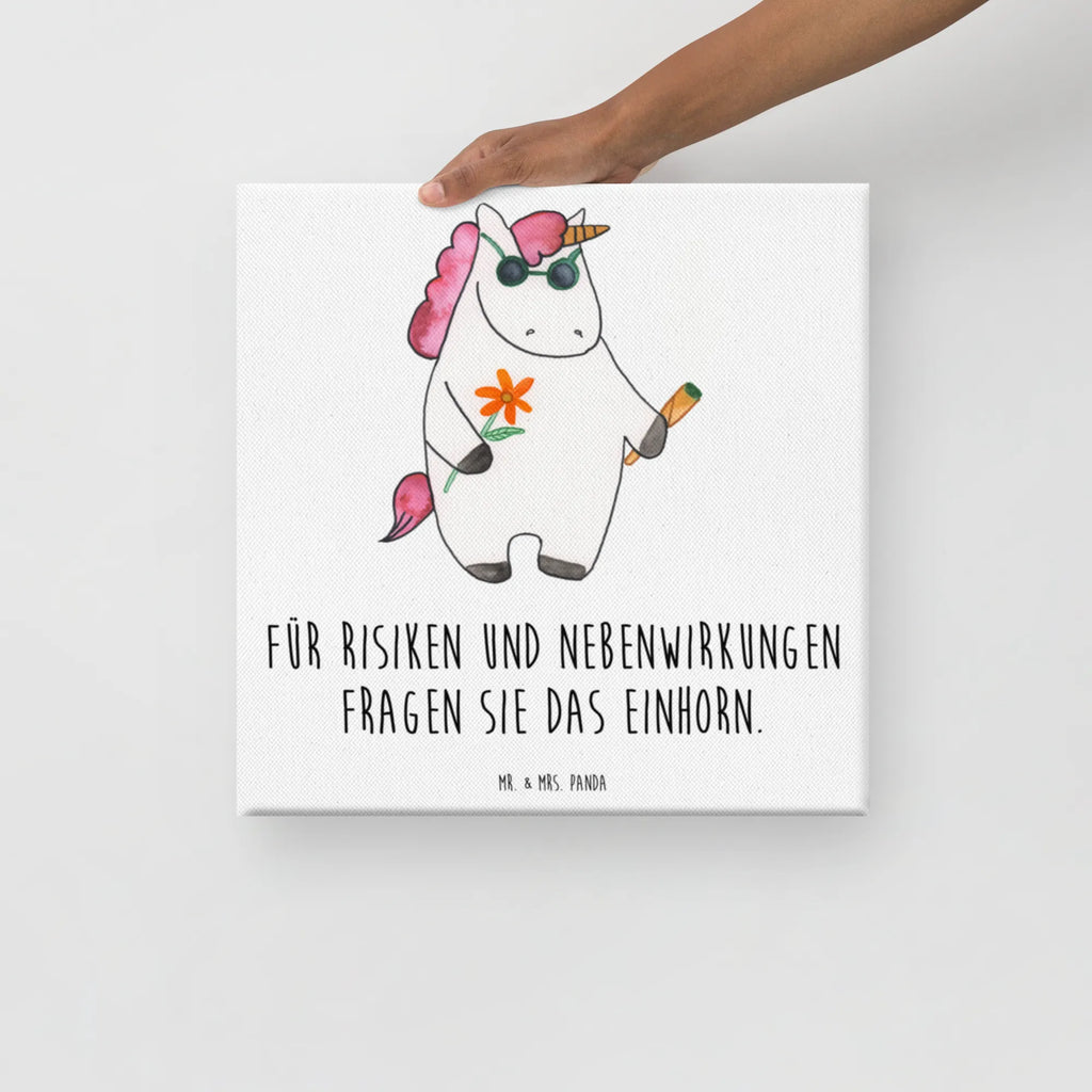 Canvas picture unicorn Woodstock Kunstdruck, Leinwand, Unicorn, Einhorn, Einhorn Deko, Einhörner, Party, Joint, Alkohol, Kiffen, Zigarette, Spaß. Lustig, Witzig, Woodstock
