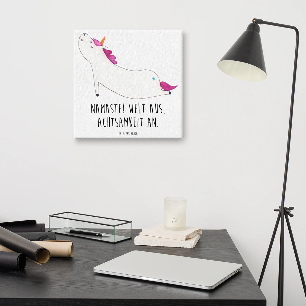 Canvas picture unicorn yoga Wanddeko, Leinwand, Kunstdruck, Dekoration, Bild, Einhorn, Einhörner, Einhorn Deko, Unicorn, süß, Yogamatte, Sport, Yoga, witzig, Joga, Entspannung, lustig, Achtsamkeit, Namaste
