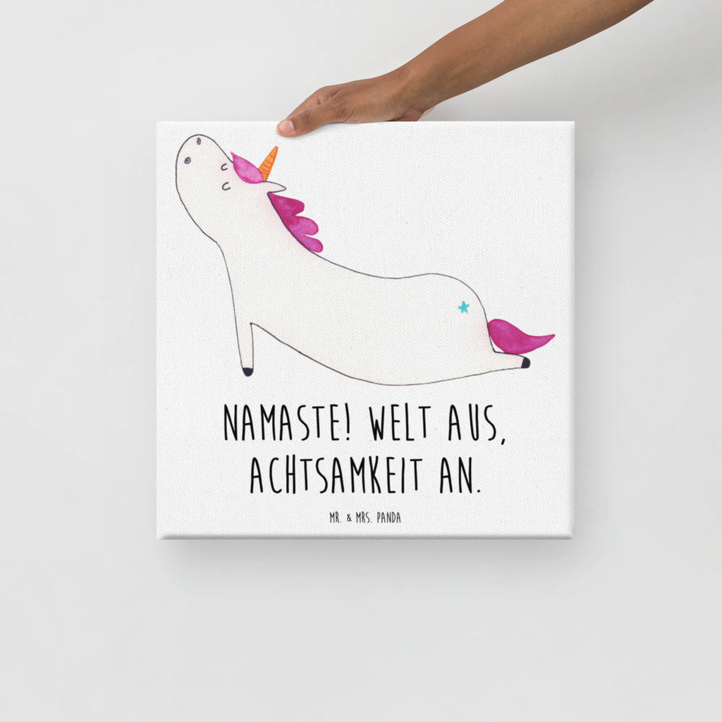 Canvas picture unicorn yoga Wanddeko, Leinwand, Kunstdruck, Dekoration, Bild, Einhorn, Einhörner, Einhorn Deko, Unicorn, süß, Yogamatte, Sport, Yoga, witzig, Joga, Entspannung, lustig, Achtsamkeit, Namaste