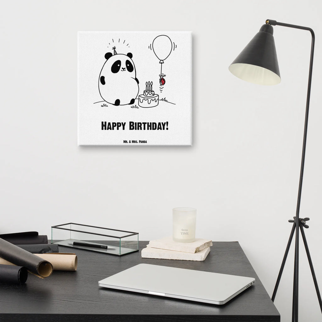 Leinwand Bild Easy & Peasy Happy Birthday Leinwand, Kunstdruck