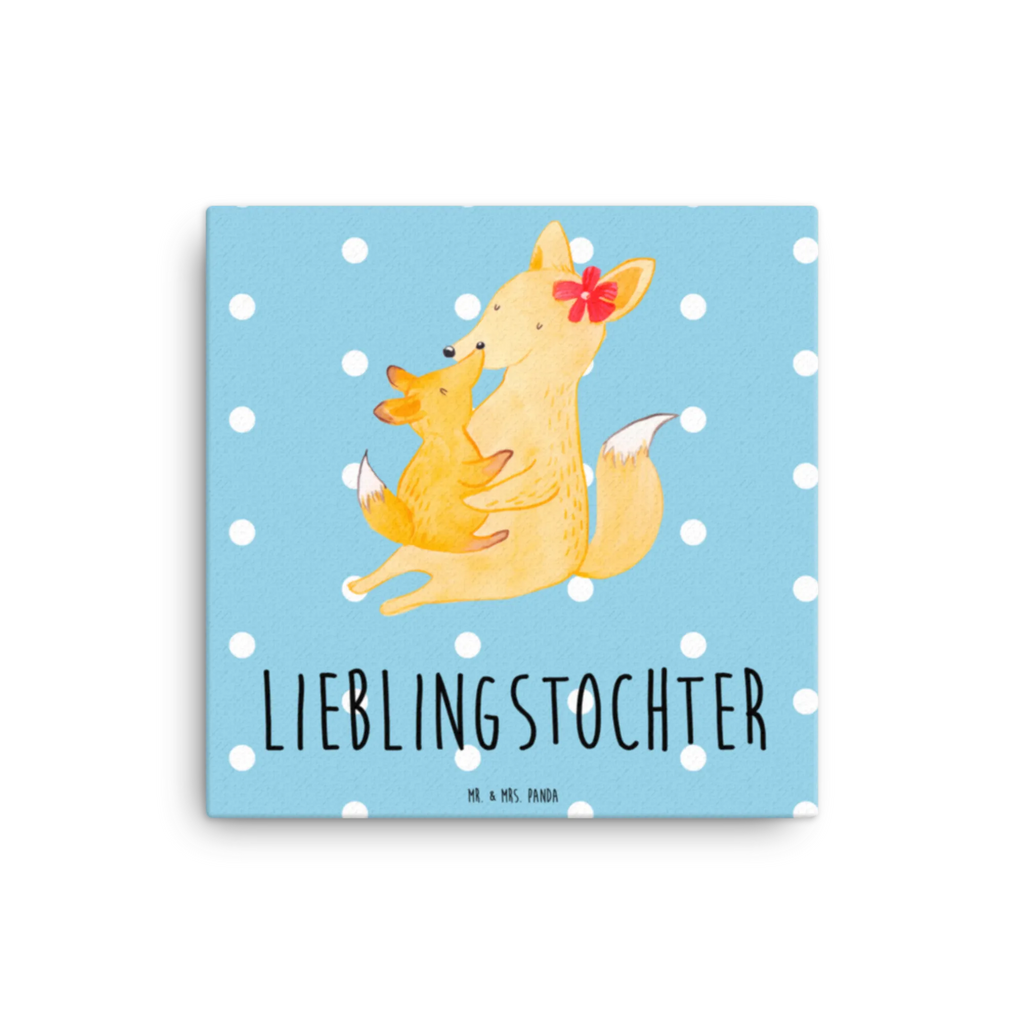 Canvas picture Fox mummy Leinwand, Kunstdruck, Vatertag, Oma, Mama, Bruder, Schwester, Familie, Muttertag, Papa, Opa, Beste Tochter, Tochter, Geschenk, Mutter, Lieblingstochter