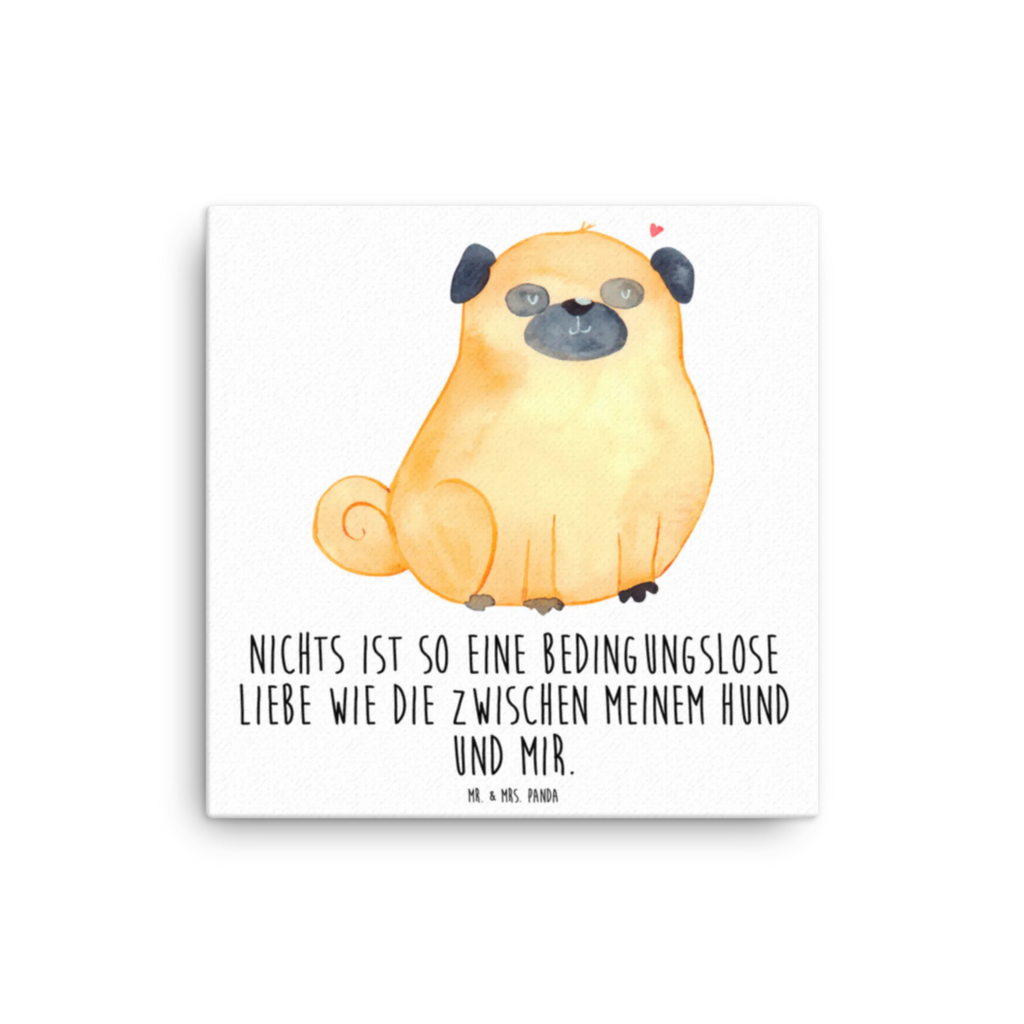 Leinwand Bild Mops Kunstdruck, Leinwand, Hunderasse, Hundebesitzer, Sprüche, Hundemotiv, Haustier, Tierliebhaber, Hund, Liebe, Mops, Hundeliebe