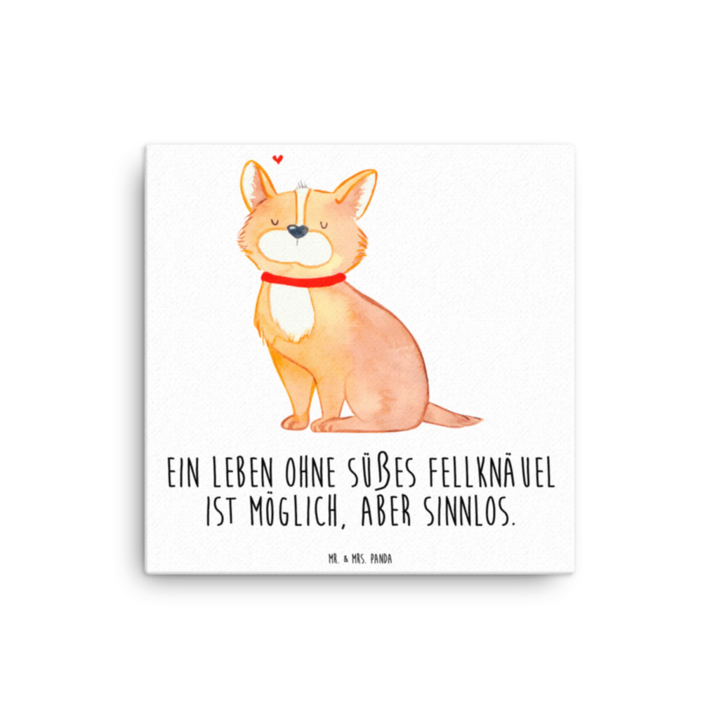 Canvas picture Dog Luck Leinwand, Bild, Wanddeko, Kunstdruck, Sprüche, Hund, Hunderasse, Hundebesitzer, Hundemotiv, Haustier, Tierliebhaber, Hundeliebe, Hundemama, Corgie, Spruch, Liebe