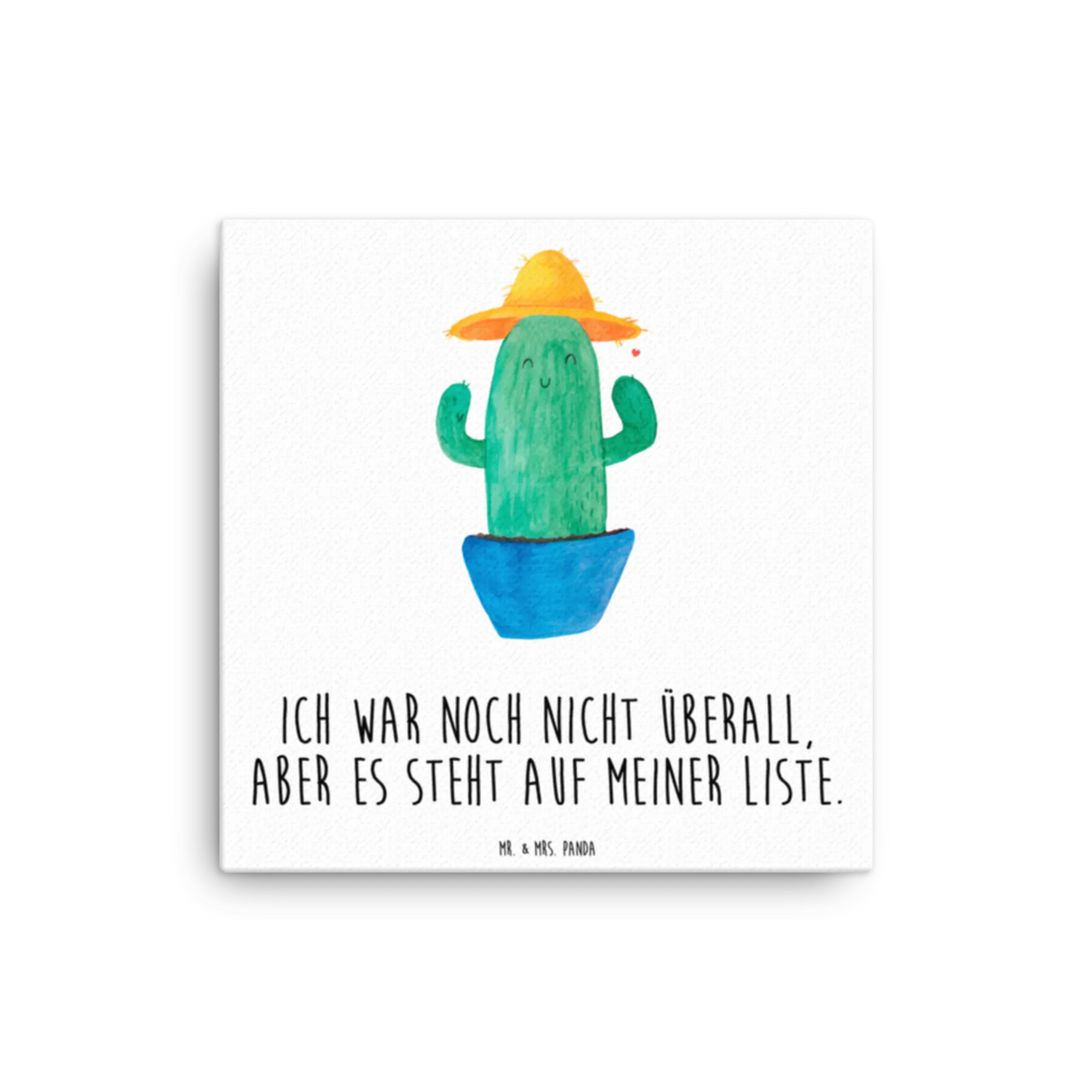 Canvas picture cactus cap Leinwand, Kunstdruck, Kakteen, Kaktus, Weltreise, Spruch, Reisetagebuch, Weltenbummler, Motivation, Städtetrip, Geschenkidee, Reisen, Kaktusliebe