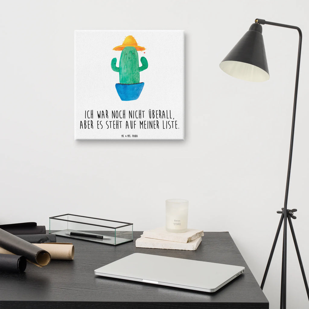 Canvas picture cactus cap Leinwand, Kunstdruck, Kakteen, Kaktus, Motivation, Reisetagebuch, Reisen, Weltreise, Weltenbummler, Spruch, Städtetrip, Geschenkidee, Kaktusliebe