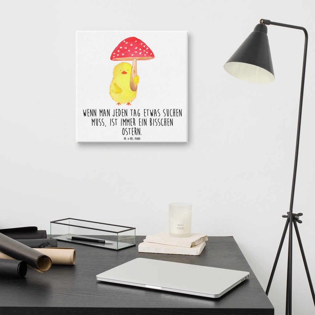 Canvas picture chick toadstool Leinwand, Kunstdruck, Ostern, Osterdeko, Osterhase, Osternest, Ostergeschenke, Geschenke zu Ostern, Ostern Geschenk, Ostergeschenke Kinder, Ostern Kinder, Küken, Glückspilz, Ostergrüße, Fliegenpilz, Frohe Ostern