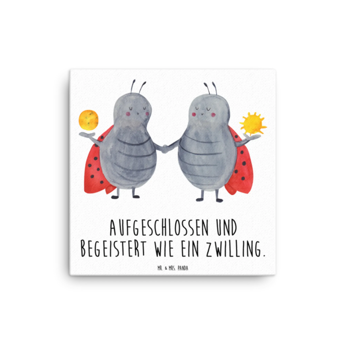 Leinwand Bild Sternzeichen Zwilling Kunstdruck, Leinwand, Aszendent, Sternzeichen, Tierkreiszeichen, Horoskop, Astrologie, Zwilling Geschenk, Zwilling Sternzeichen, Zwillingsschwester, Zwillinge, Geburtstag Mai, Glückskäfer, Geschenk Juni, Zwillingsbruder, Geschenk Mai, Marienkäfer