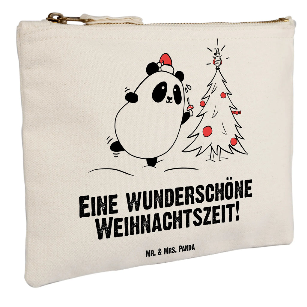 Make-up bag Panda Christmas Time pinsel tasche, Schminktäschchen, Stiftemäppchen, Waschtasche, Etui, Schminktasche, Federmappe, toiletry bag, pencil case, beauty tasche, Schlampermäppchen, Kosmetikbeutel, utensilientasche, aufbewahrungsbeutel, Mäppchen, kosmetiktäschchen, aufbewahrungstasche, Kulturbeutel, beauty case, Schminkbeutel, Kulturtasche, Kosmetiktasche, Waschbeutel