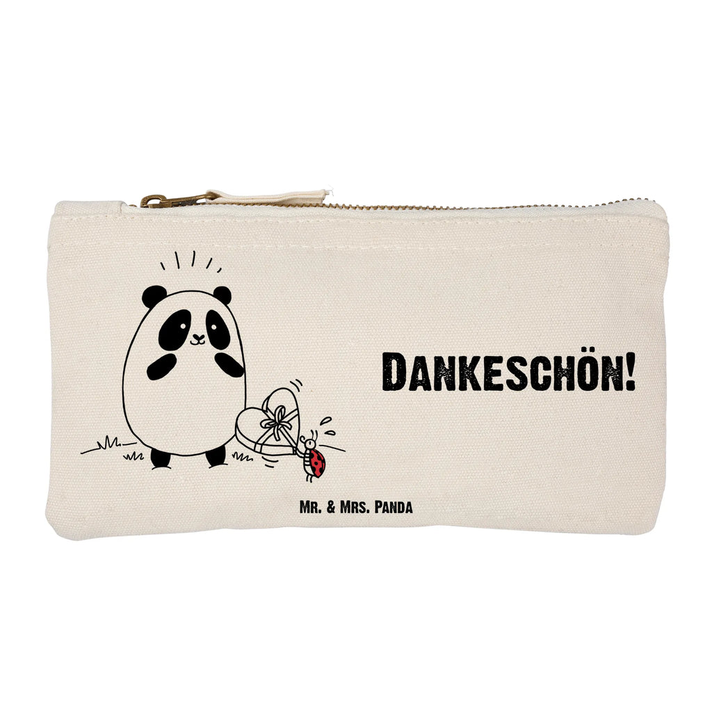 Schminktasche Panda Dankeschön Schminktäschchen, aufbewahrungsbeutel, utensilientasche, pencil case, Schlampermäppchen, Schminktasche, Kosmetikbeutel, kosmetiktäschchen, beauty tasche, aufbewahrungstasche, Mäppchen, pinsel tasche, beauty case, Schminkbeutel, Kulturtasche, toiletry bag, Stiftemäppchen, Kosmetiktasche, Waschtasche, Waschbeutel, Etui, Kulturbeutel, Federmappe