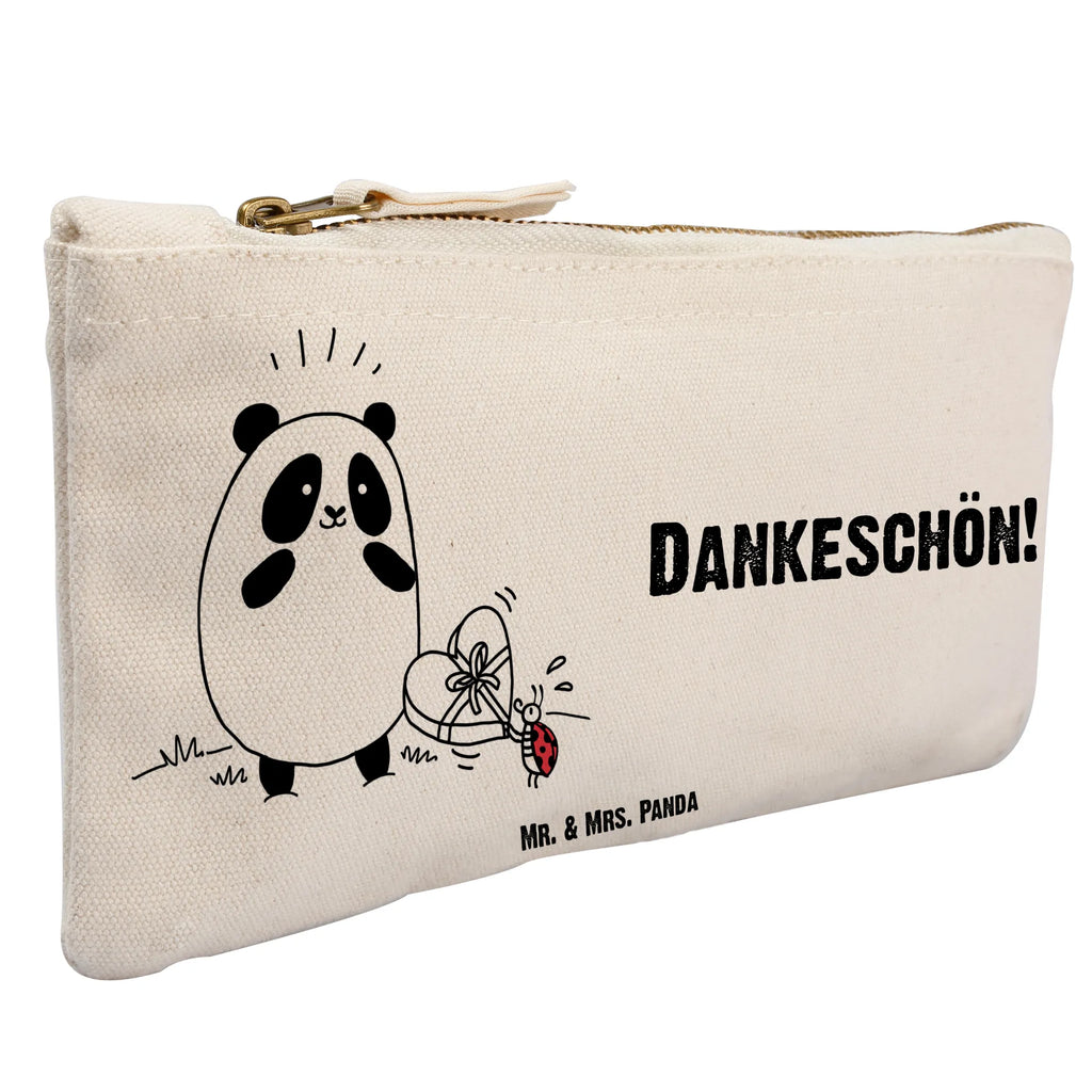 Schminktasche Panda Dankeschön Schminktäschchen, aufbewahrungsbeutel, utensilientasche, pencil case, Schlampermäppchen, Schminktasche, Kosmetikbeutel, kosmetiktäschchen, beauty tasche, aufbewahrungstasche, Mäppchen, pinsel tasche, beauty case, Schminkbeutel, Kulturtasche, toiletry bag, Stiftemäppchen, Kosmetiktasche, Waschtasche, Waschbeutel, Etui, Kulturbeutel, Federmappe