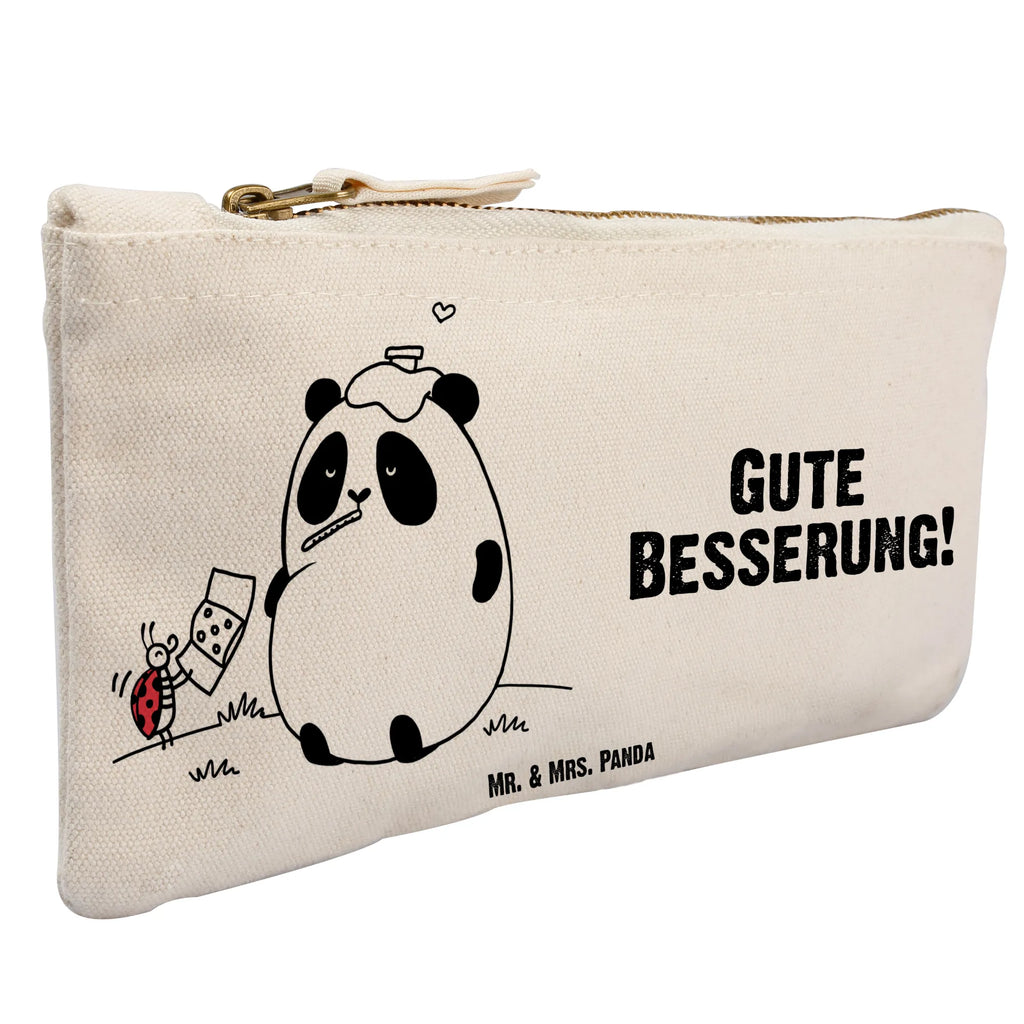 Make-up bag Panda Get well soon Mäppchen, pinsel tasche, utensilientasche, pencil case, Waschbeutel, aufbewahrungsbeutel, kosmetiktäschchen, Kulturtasche, Kosmetiktasche, beauty case, Schminkbeutel, aufbewahrungstasche, Schlampermäppchen, Federmappe, Etui, toiletry bag, Schminktäschchen, Stiftemäppchen, Kosmetikbeutel, Schminktasche, beauty tasche, Waschtasche, Kulturbeutel