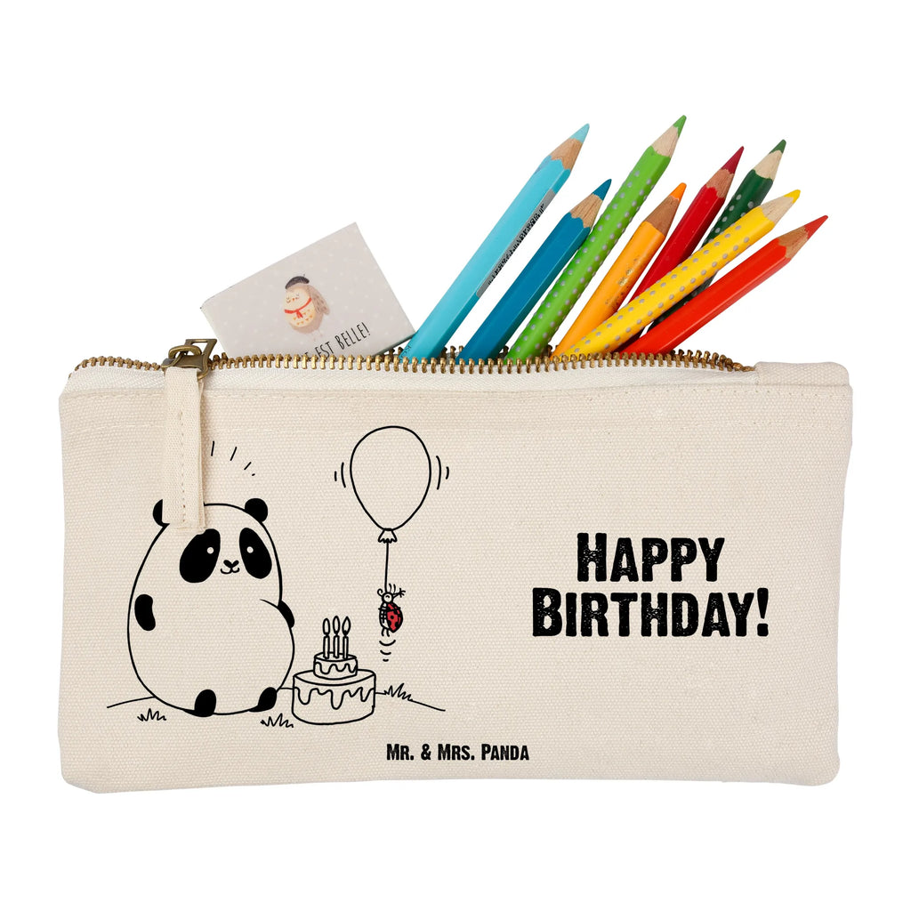 Make-up bag Panda Birthday Federmappe, Waschtasche, Kosmetikbeutel, Etui, Schlampermäppchen, Schminktasche, Schminktäschchen, utensilientasche, Waschbeutel, beauty tasche, toiletry bag, Kulturtasche, pinsel tasche, pencil case, Stiftemäppchen, kosmetiktäschchen, beauty case, Kosmetiktasche, Schminkbeutel, aufbewahrungsbeutel, Kulturbeutel, Mäppchen, aufbewahrungstasche