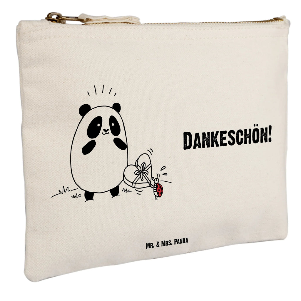 Schminktasche Panda Dankeschön Schminktäschchen, aufbewahrungsbeutel, utensilientasche, pencil case, Schlampermäppchen, Schminktasche, Kosmetikbeutel, kosmetiktäschchen, beauty tasche, aufbewahrungstasche, Mäppchen, pinsel tasche, beauty case, Schminkbeutel, Kulturtasche, toiletry bag, Stiftemäppchen, Kosmetiktasche, Waschtasche, Waschbeutel, Etui, Kulturbeutel, Federmappe