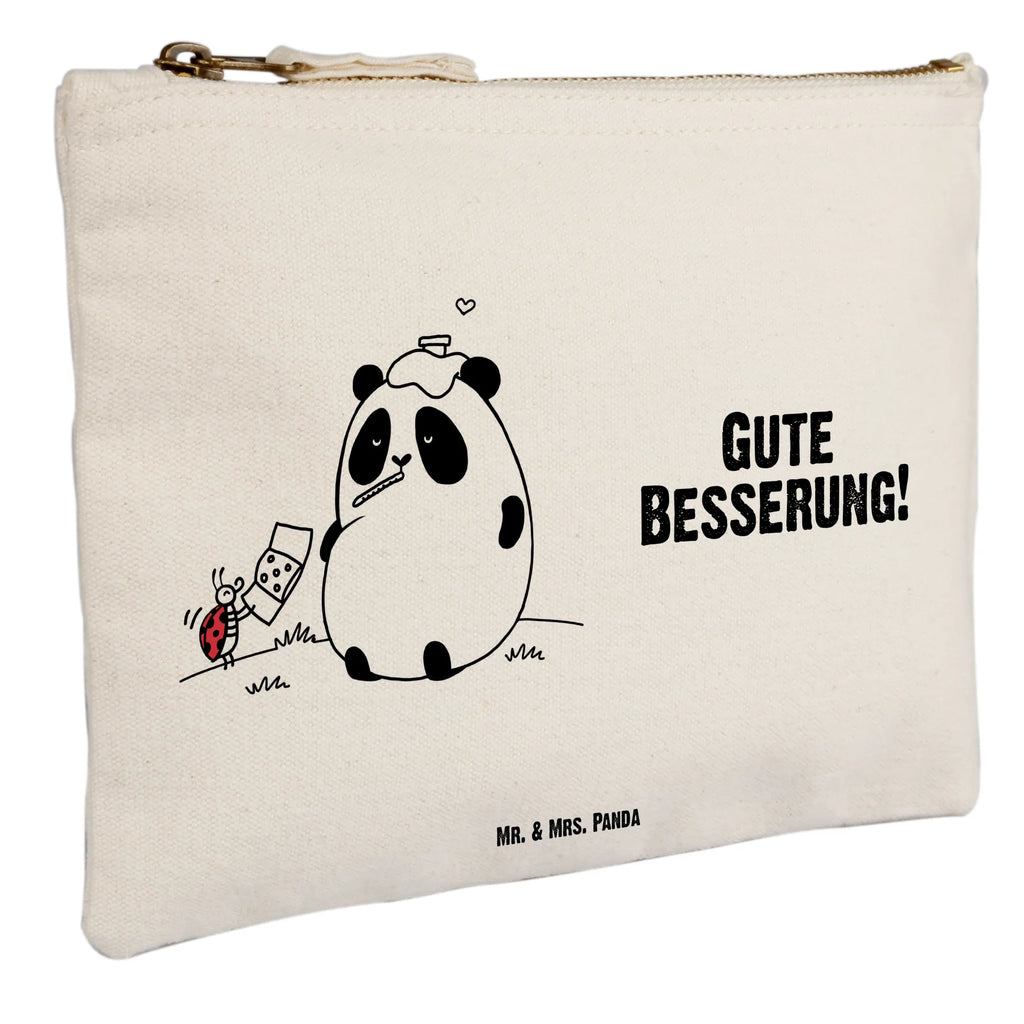 Make-up bag Panda Get well soon Mäppchen, pinsel tasche, utensilientasche, pencil case, Waschbeutel, aufbewahrungsbeutel, kosmetiktäschchen, Kulturtasche, Kosmetiktasche, beauty case, Schminkbeutel, aufbewahrungstasche, Schlampermäppchen, Federmappe, Etui, toiletry bag, Schminktäschchen, Stiftemäppchen, Kosmetikbeutel, Schminktasche, beauty tasche, Waschtasche, Kulturbeutel